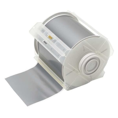 Brady Label Tape Cartridge, Gray, Labels/Roll: Continuous 76651