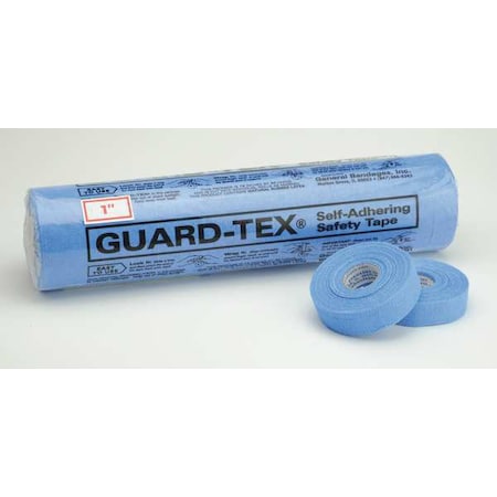 Guard-Tex Safety Tape, Blue, 1 In. W, 30 yd. L, PK12 41408-1