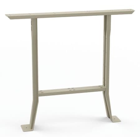 Tennsco Flared Leg, 3-1/2 W x 36 D x 32 H, Sand L-3236 SAND