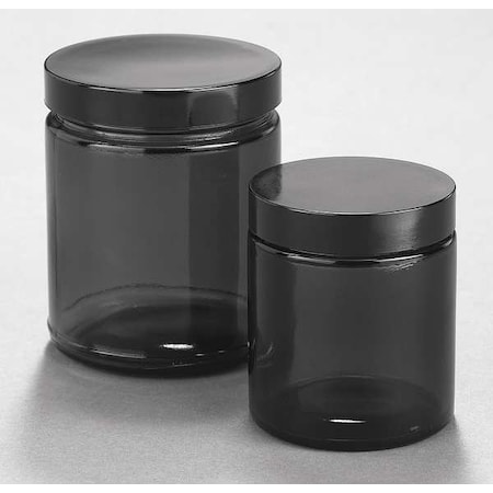 KIMBLE Straight-Sided Glass Jar,8 Oz,PK24 (5420870C-26) | Zoro