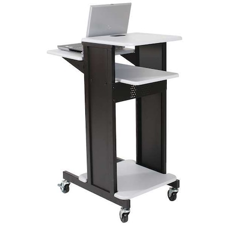 Mooreco Presentation Cart, Gray 89759