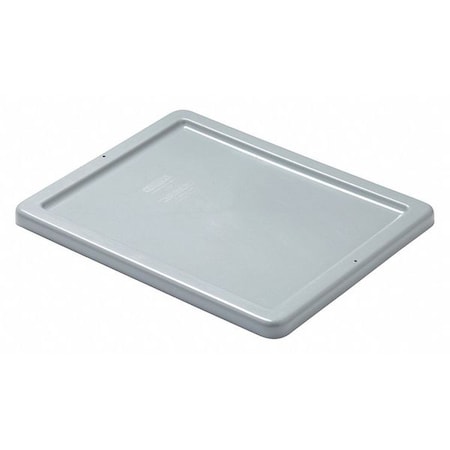 Rubbermaid Commercial Lid, 19 5/8 in L, 15 1/2 in W, Gray, Plastic FG172000GRAY