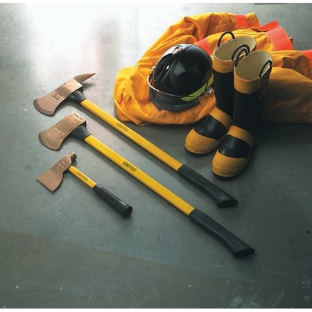 Ampco Safety Tools Hatchet, Nonsparking, Nonmagnetic H-90FG