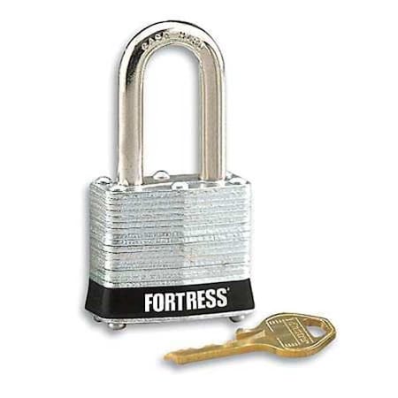 Zoro Select Lockout Padlock, Keyed Different, Steel, Black, 2 in Shackle Height, 1 9/16 in Body Width 1803LHBLK