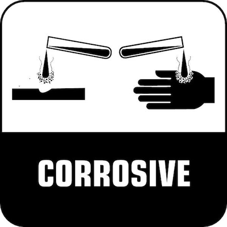 Harris Industries Label, 7/8 In. H, 7/8 In. W, PK500, LB132327 LB132327
