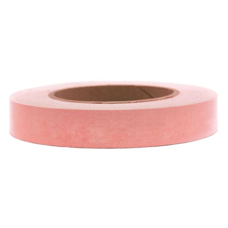 Roll Products Masking Tape, 1 in W x 60 yd L, 6 mil Thick, Pink, Rubber Adhesive 26195OR
