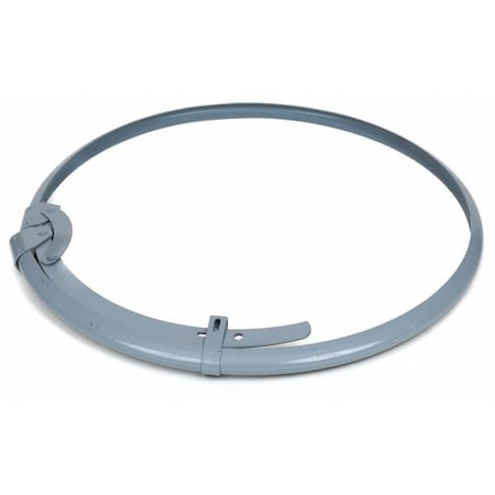 Zoro Select Drum Locking Ring for 55 gal Hazardous Material Drums, Inside Lever-Lock, 16 ga Steel, Gray 16-55LP-ASM