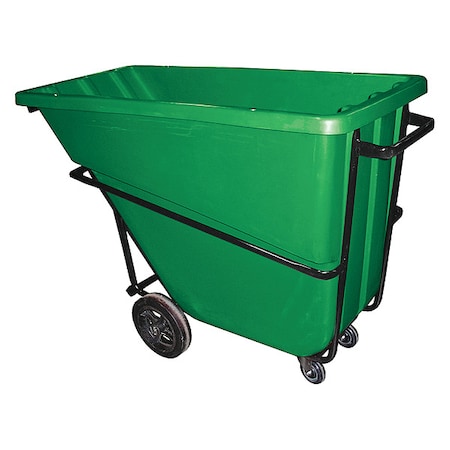 Zoro Select Tilt Truck, Heavy-Duty, 5/8 cu. yd., Green 5/8 CU-HD GREEN