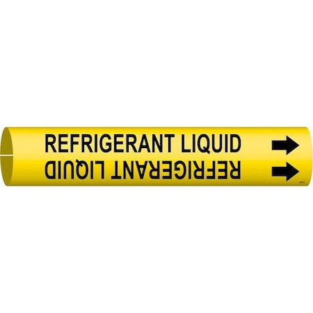 Brady Pipe Mkr, Refrigerant Liquid, 2-1/2to3-7/8 4117-C