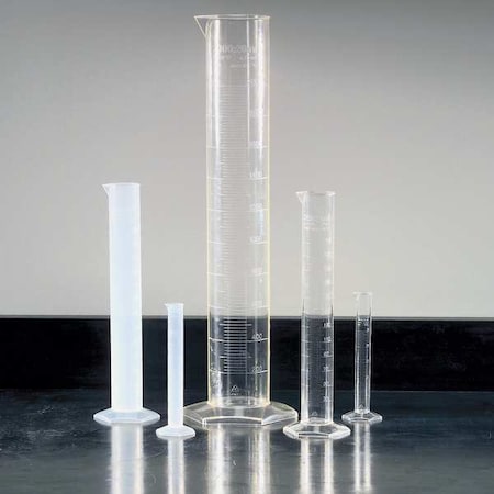 Zoro Select 9Ex72 Graduated Cylinder,25Ml,0.5Ml Graduation