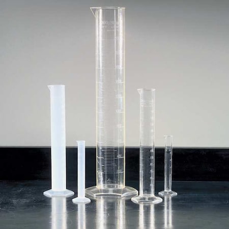 LAB SAFETY SUPPLY Graduated Cylinder, 50mL, 1mL Graduation 9GE56