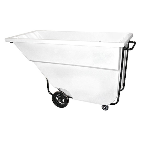 Zoro Select Tilt Truck, Medium-Duty, 1-1/8 cu yd, White 1.1CU-S WHITE