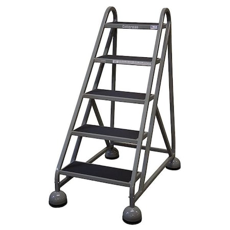 Cotterman 49 in H Steel Rolling Ladder, 5 Steps, 450 lb Load Capacity ST-500 A2 C1 P5