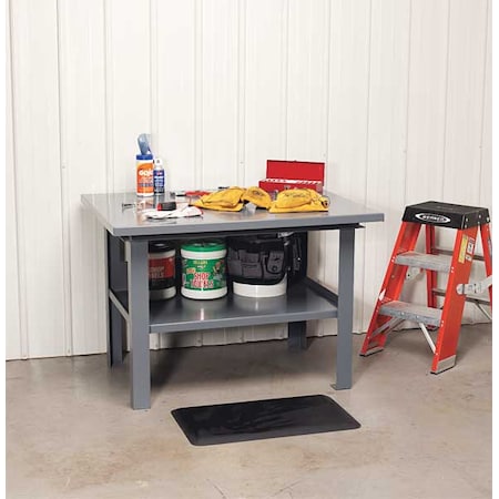 Jamco Work Table, Steel, 48 in W, 34 in Height, 8,000 lb, Straight WF448GP
