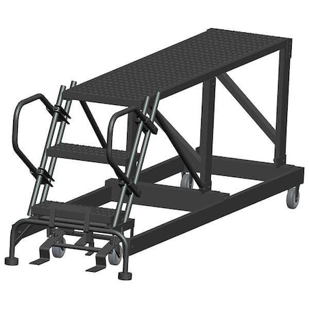 Ballymore Roll Work Platform, Steel, Single, 30 In.H SNR3-2472