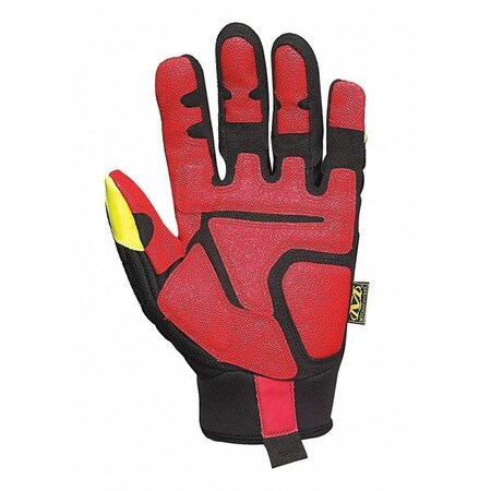 Mechanix Wear Anti-Vibration Mining Gloves, M, Yellow, Embossed High Impact Foam SHD-91-009