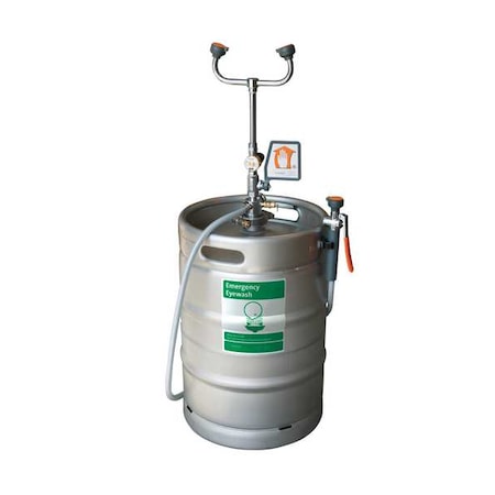 Guardian Equipment Pressurized Portable Eyewash, Pressurized, 15 gal Tank Capacity, Portable, 39 in H., 16" W G1562