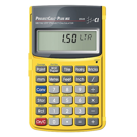 Calculated Industries Metric Project Calculator, 11 Digits 8528