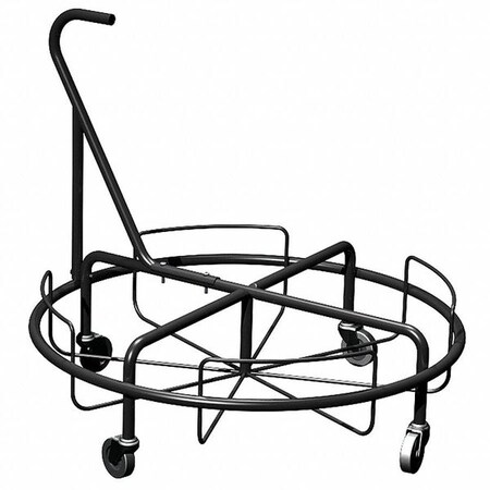 Continental Commercial Products Container Dolly, Black, Powder Coated Steel 8325-D