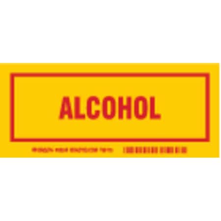 Brady Container Label, 3 in Height, 7 in English, 60244, PK25 60244