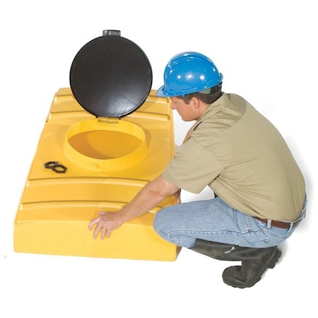 Ultratech Expansion Tank, 65 gal Spill Capacity, 30 lb. Load Capacity, Polyethylene 1124