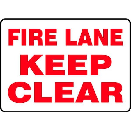 Accuform Parking Sign, 10" Height, 14" Width, Vinyl, Rectangle, English MVHR498VS