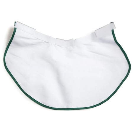 Zoro Select Neck Protector, For Use With Hard Hats White/Forest Green CFHNE21