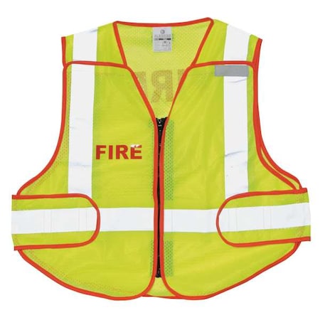 Zoro Select Hi Visibility Vest, Red 8063-M-XL