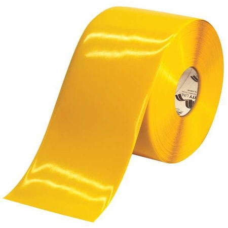 MIGHTY LINE Marking Tape, Roll, 6In W, 100 ft. L 6RY