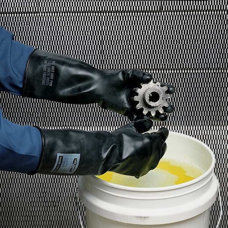 Zoro Select Chemical Resistant Gloves, S, 1 PR 9K327