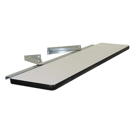 Pro-Line Upper Shelf, 60 W x 12 D x 3/4 in. H, Gray CSPL1260PL A31