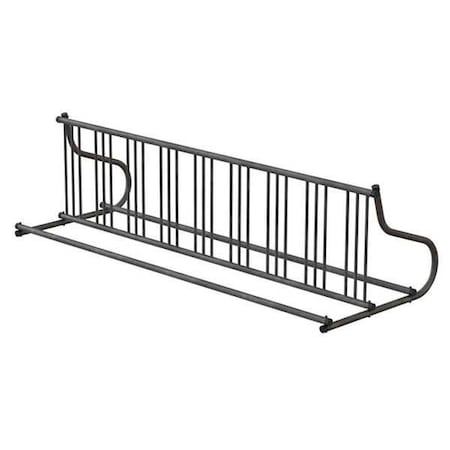 Madrax Bike Rack, 2-Sided, 18-Bike, 110 in., Silver QS-GR112-G