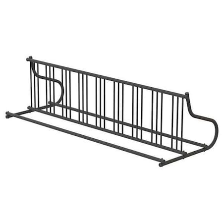 Madrax Bike Rack, 2-Sided, 18-Bike, 110 in., Black QS-GR112-B