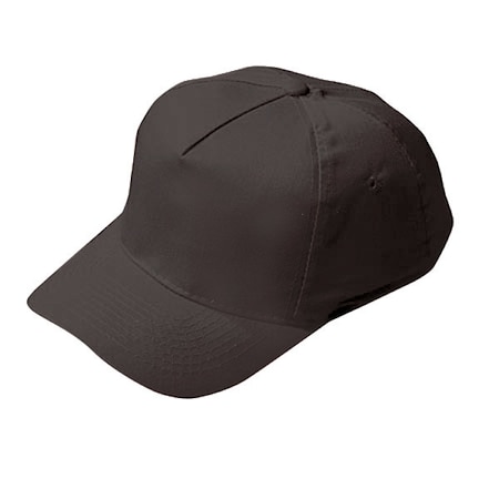 Occunomix Bump Cap, Long Brim Baseball, Polyethylene, Hook-and-Loop Suspension, Black V410-B06