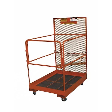 Ballymore Liftable Work Pltfrm, Fork Lft, Stl, 6 In H FD-40-C
