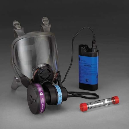 3M PAPR System, Powerflow, Full Facepiece, Mask-Mount, 4 Point, M 6800PF