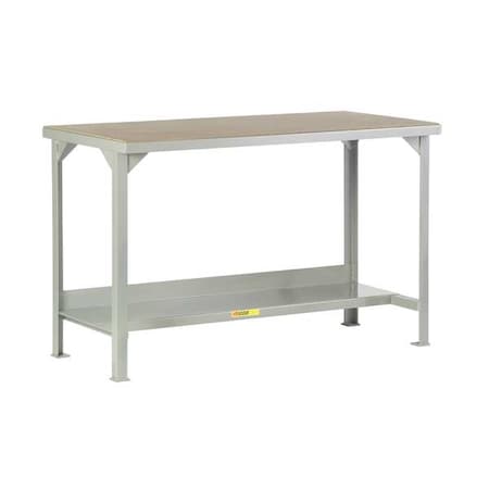 LITTLE GIANT Workbenches, Particleboard, 84" W, 36" Height, 3000 lb., Straight WSH2-3684-36