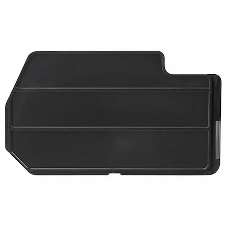 Akro-Mils Plastic Divider, Black, 4 in L, 4 in H, 7 PK 40321
