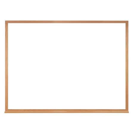 Ghent Dry Erase Board, Plastic, 24 in, 36 in, Aluminum Frame, White, Gloss M2W-23-1