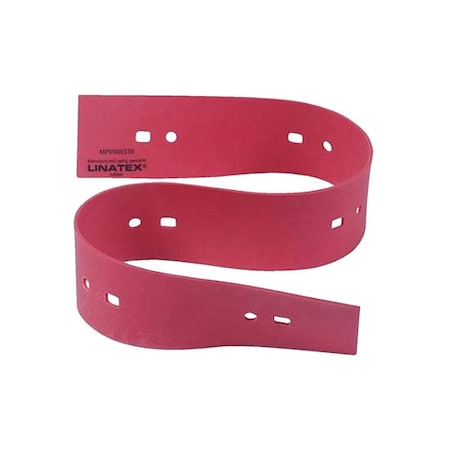 Tennant Rear Squeegee Blade, Rubber, Red 9017830