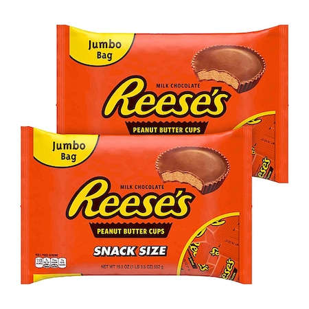 Reese'S Candy, Chocolate, Peanut Butter, PK2 810128791786