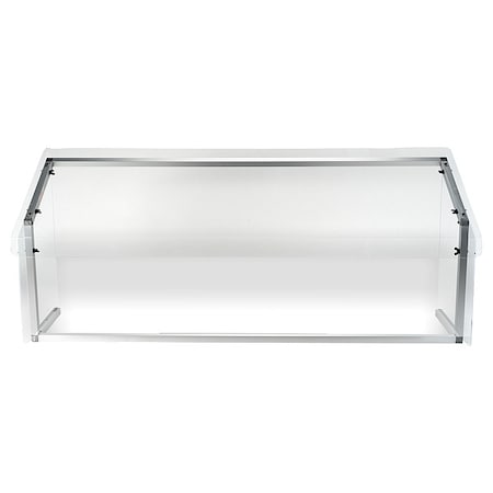 Carlisle Foodservice Std Single-Sided Sneeze Guard, 60", Clr 916007
