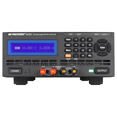B&K Precision DC Power Supply 0-35V, 3A / 35-70V, 1.5A 9172B