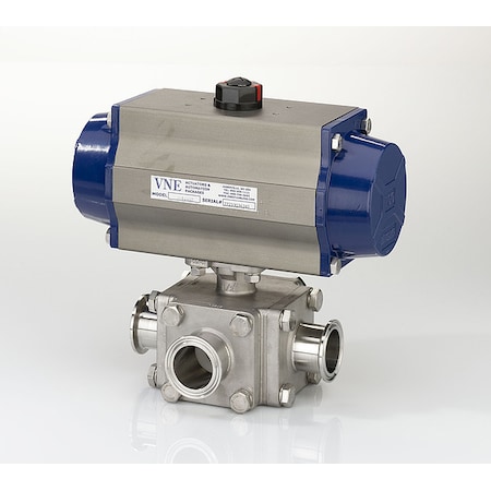 Vne Pneumatic Ball Valve, Pipe Size 3" 93CT3.0C/161-6S1-XX
