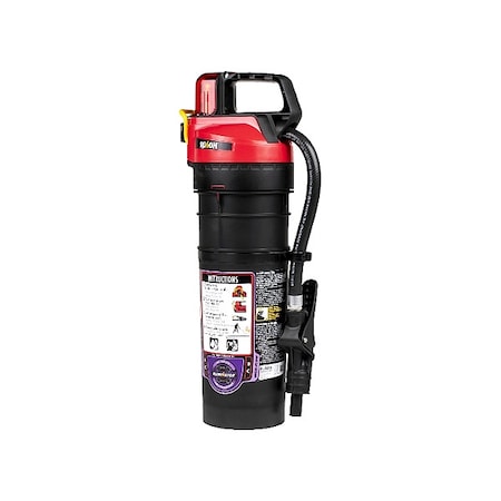 Rusoh Portable Handheld Fire Extinguisher, 10 lb Capacity, Class BC , UL Rating1A:20B:C , Purple K 9312