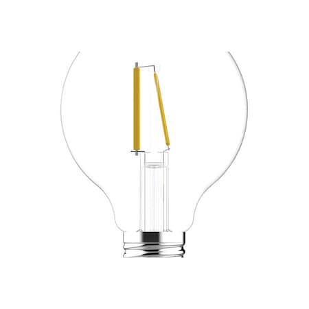 Ge Lamps LED, 4 W, G25, Medium Screw (E26), PK2 LED4DFG25-C-2PK