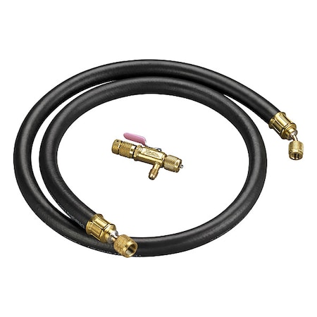 Yellow Jacket Hose Set, 6 ft L, Black, 1 Hose 93889