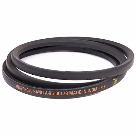 Ingersoll-Rand 2545 V Belt, 21/32 in Top Width, 13/32 in Thickness 95100178