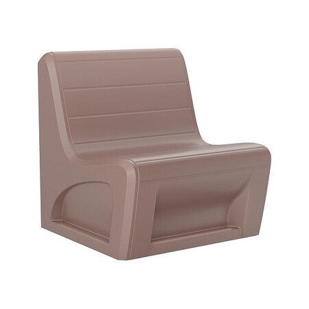 Cortech Sabre Chair with Door, Brown Seat, 31 in W 32 in L 33 in H, Polyethylene Seat 96484BNS