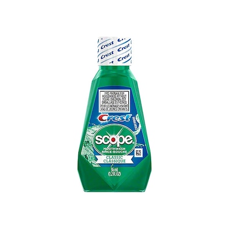 Crest Mouthwash, Classic Mint, 36mL Bottle, PK180 97506